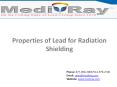 Properties of Lead for Radiation Shielding PowerPoint PPT Presentation