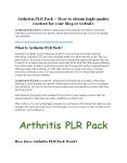 $22,300 BONUS NOW - Arthritis PLR Pack Review PowerPoint PPT Presentation
