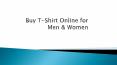Buy T-Shirt Online for Men & Women