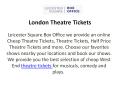 Discount Theatre Tickets (1)