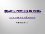 Quartz powder in India (1)