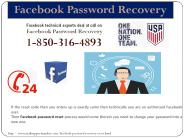 Is Facebook Password Recovery 1-850-316-4893 really reliable?