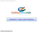 DallasDesi – Dallas Indian Religious