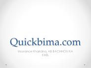 An Insurance Comparison Website | Quickbima