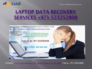 +971-523252808 Laptop Data Recovery Services in Dubai