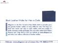 Buy Branded Black Leather Wallet for Men in Delhi - Allegatorx