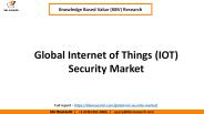 Global Internet of Things ( IOT ) Security Market,  Size