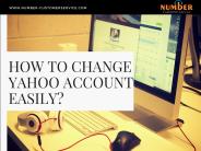 How to change yahoo account easily?