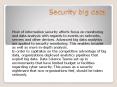 security operation center Security big data PowerPoint PPT Presentation