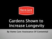 Gardens Shown to Increase Longevity