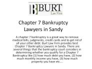 Bankruptcy Law Firm Sandy