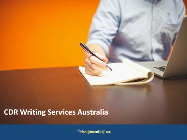 CDR Writing Online Services for Australian Engineers in Australia