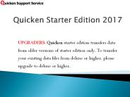 Quicken Starter Edition 2017