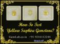How To Test Yellow Sapphire Gemstone? PowerPoint PPT Presentation