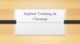 Inplant Training in Chennai PowerPoint PPT Presentation