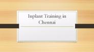 Inplant Training in Chennai