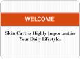 Skin Care PowerPoint PPT Presentation