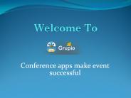 Conference apps make event successful