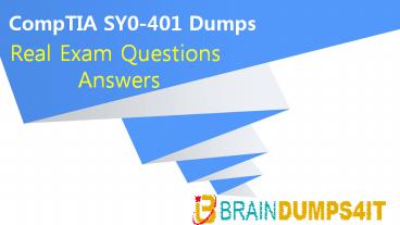 SY0-401 Dumps