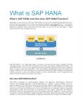 SAP HANA Training in Delhi PowerPoint PPT Presentation