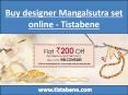 Buy designer Mangalsutra set online - Tistabene