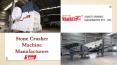 Stone Crusher Machine Manufacturers PowerPoint PPT Presentation