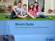 Movers Quote | Your Professional Local and Long Distance Movers