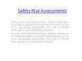 Safety Risk Assessment PowerPoint PPT Presentation