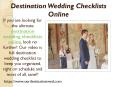 Destination Wedding Checklists Online PowerPoint PPT Presentation