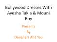 Bollywood Heroine Mouni Roy & Ayesha Takia Style Designer Anarkali Salwar Kameez Dress/Gown Fashion