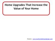 Home Upgrades That Increase the Value of Your Home