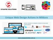 Unique Web Design Actions In Mildura