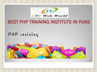 Best PHP Training Institute in Pune