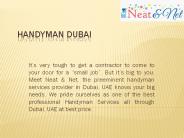 Handyman services in dubai