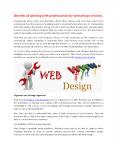 Benefits of working with professionals for web design services PowerPoint PPT Presentation