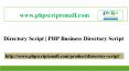 PHP Business Directory Script - Directory Script PowerPoint PPT Presentation