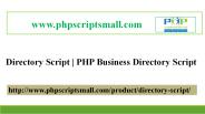 PHP Business Directory Script - Directory Script