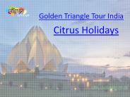 Golden Triangle India Tour