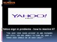 Yahoo sign in problems - how to resolve it? PowerPoint PPT Presentation