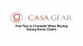 Few Tips to Consider When Buying Dining Room Chairs