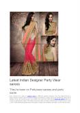 Buy online designer Partywear sarees in usa