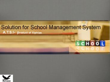 ERP Solution for School