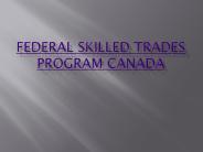 federal skilled trades program canada