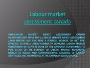 labour market assessment canada