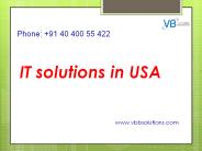 IT solutions in UAE