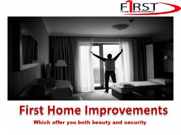 uPVC Windows Style, Security and Energy Efficiency