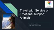 ESA Travel & Housing Letters
