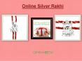 Buy Silver Rakhi Online