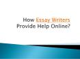 Essay Writer Online PowerPoint PPT Presentation