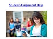 Online Student Assignment Help in Canada